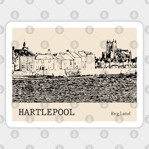 Hartlepool England Magnet by Lakeric